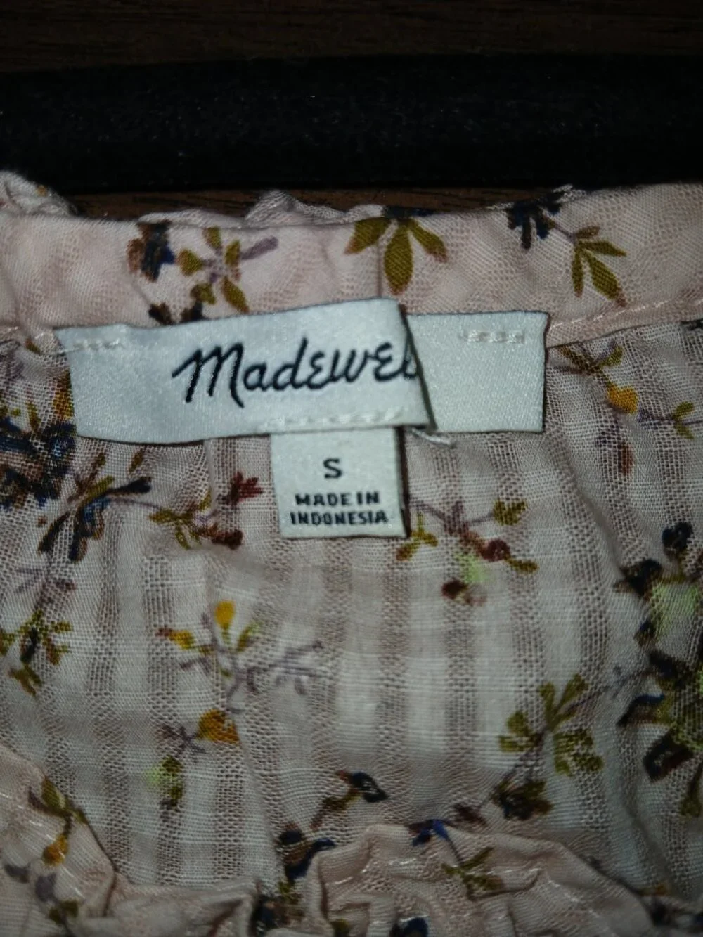 Madewell Cottagecore Boho Floral Print top S
